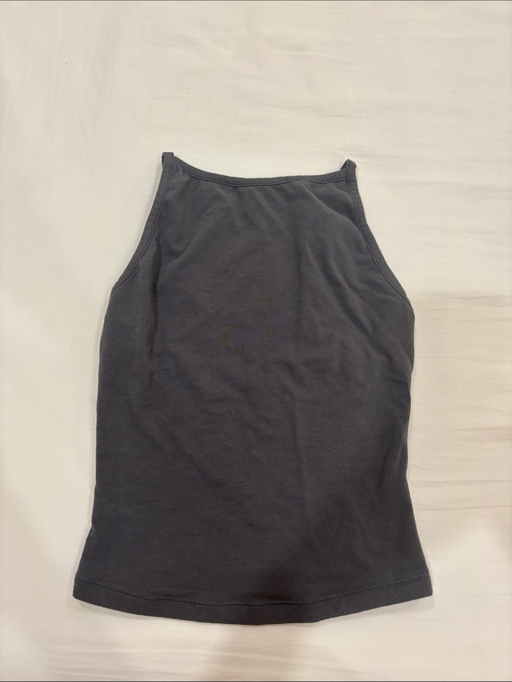 Garage Charcoal Halter Tank Top